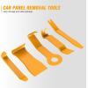 imageGOOACC 11PCS Auto Trim Removal Tool Kit NoScratch Pry Tool Kit for Car Audio Dash Door Panel Window Molding Fastener Remover Tool KitBlackYellow