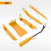 imageGOOACC 11PCS Auto Trim Removal Tool Kit NoScratch Pry Tool Kit for Car Audio Dash Door Panel Window Molding Fastener Remover Tool KitBlackYellow