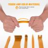 imageGOOACC 11PCS Auto Trim Removal Tool Kit NoScratch Pry Tool Kit for Car Audio Dash Door Panel Window Molding Fastener Remover Tool KitBlackYellow