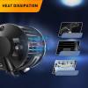 imageGOOACC 2PCS 4quot Amber LED Pods 36W Triple Row Flood Light Bar Fog Light 3600LM Driving Lighting with 16AWG Off Road Wiring Harness2 Leads for Truck Golf Cart SUV ATV UTV Boat ClearYellow Auto6504Pcs LED Pods Wiring Harness