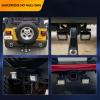 imageGOOACC 2PCS 4quot Amber LED Pods 36W Triple Row Flood Light Bar Fog Light 3600LM Driving Lighting with 16AWG Off Road Wiring Harness2 Leads for Truck Golf Cart SUV ATV UTV Boat ClearYellow Auto6502Pcs LED Pods tow hitch