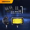 imageGOOACC 2PCS 5 Inch Amber LED Pods 72W Flood Led Light Bar Fog Light 10800LM Driving Lighting with 16AWG Off Road Wiring Harness2 Leads for Truck Golf Cart SUV ATV UTV Boat 2 Years Warranty