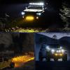 imageGOOACC 2PCS 5 Inch Amber LED Pods 72W Flood Led Light Bar Fog Light 10800LM Driving Lighting with 16AWG Off Road Wiring Harness2 Leads for Truck Golf Cart SUV ATV UTV Boat 2 Years Warranty