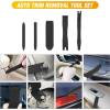 imageGOOACC 6PCS Auto Trim Removal Tool Kit NoScratch Tool Kit for Car Audio Dash Panel Window Molding Fastener Remover Tool KitBlueBlack