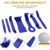 imageGOOACC 6PCS Auto Trim Removal Tool Kit NoScratch Tool Kit for Car Audio Dash Panel Window Molding Fastener Remover Tool KitBlueBlue