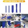 imageGOOACC 6PCS Auto Trim Removal Tool Kit NoScratch Tool Kit for Car Audio Dash Panel Window Molding Fastener Remover Tool KitBlueBlue