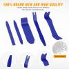 imageGOOACC 6PCS Auto Trim Removal Tool Kit NoScratch Tool Kit for Car Audio Dash Panel Window Molding Fastener Remover Tool KitBlueBlue