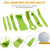 imageGOOACC 6PCS Auto Trim Removal Tool Kit NoScratch Tool Kit for Car Audio Dash Panel Window Molding Fastener Remover Tool KitBlueGreen