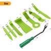 imageGOOACC 6PCS Auto Trim Removal Tool Kit NoScratch Tool Kit for Car Audio Dash Panel Window Molding Fastener Remover Tool KitBlueGreen