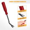 imageGOOACC 6PCS Auto Trim Removal Tool Kit NoScratch Tool Kit for Car Audio Dash Panel Window Molding Fastener Remover Tool KitBlueRed