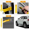 imageGOOACC 6PCS Auto Trim Removal Tool Kit NoScratch Tool Kit for Car Audio Dash Panel Window Molding Fastener Remover Tool KitBlueYellow