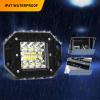 imageGOOACC Flush Mount LED Pods 2PCS 42W Led Light Bar Upgraded Spot Flood Combo LED Work Light Off Road Backup Fog Lights with 16AWG Wiring Harness2 Leads for Truck Bumper Boat 4x4 Auto2012Pcs LED Pods Wiring Harness