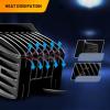 imageGOOACC Flush Mount LED Pods 2PCS 42W Led Light Bar Upgraded Spot Flood Combo LED Work Light Off Road Backup Fog Lights with 16AWG Wiring Harness2 Leads for Truck Bumper Boat 4x4 Auto2012Pcs LED Pods Wiring Harness