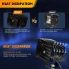 imageGOOACC LED Cubes 2PCS 3Inch 42W LED Pods Driving Lights Spot Flood Offroad LED Work Light Fog Lights Boat Light with Wiring Harness Kit for Pickup Trucks UTV ATV SUV Motor Car 2 Years Warranty