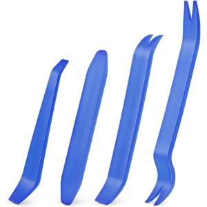imageGOOACC 11PCS Auto Trim Removal Tool Kit NoScratch Pry Tool Kit for Car Audio Dash Door Panel Window Molding Fastener Remover Tool KitBlackBlue