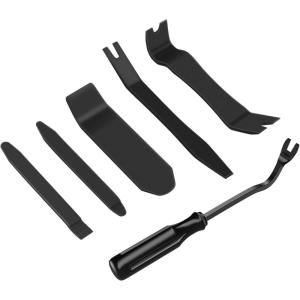 imageGOOACC 6PCS Auto Trim Removal Tool Kit NoScratch Tool Kit for Car Audio Dash Panel Window Molding Fastener Remover Tool KitBlueBlack