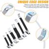 imageGOOACC 11 PCS Trim Removal Tool Kit Metal Pry Tool Auto Fastener Remover Pry Bar Set Car Door Panel Removal Tool Dashboard Repair Kit GreenBlack
