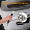 imageGOOACC 11 PCS Trim Removal Tool Kit Metal Pry Tool Auto Fastener Remover Pry Bar Set Car Door Panel Removal Tool Dashboard Repair Kit GreenBlack