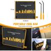 imageGOOACC 11 PCS Trim Removal Tool Kit Metal Pry Tool Auto Fastener Remover Pry Bar Set Car Door Panel Removal Tool Dashboard Repair Kit GreenBlack