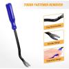 imageGOOACC 11 PCS Trim Removal Tool Kit Metal Pry Tool Auto Fastener Remover Pry Bar Set Car Door Panel Removal Tool Dashboard Repair Kit GreenBlue
