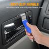 imageGOOACC 11 PCS Trim Removal Tool Kit Metal Pry Tool Auto Fastener Remover Pry Bar Set Car Door Panel Removal Tool Dashboard Repair Kit GreenBlue
