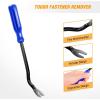 imageGOOACC 11 PCS Trim Removal Tool Kit Metal Pry Tool Auto Fastener Remover Pry Bar Set Car Door Panel Removal Tool Dashboard Repair Kit GreenBlue
