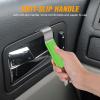 imageGOOACC 11 PCS Trim Removal Tool Kit Metal Pry Tool Auto Fastener Remover Pry Bar Set Car Door Panel Removal Tool Dashboard Repair Kit GreenGreen