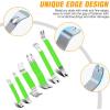 imageGOOACC 11 PCS Trim Removal Tool Kit Metal Pry Tool Auto Fastener Remover Pry Bar Set Car Door Panel Removal Tool Dashboard Repair Kit GreenGreen