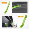 imageGOOACC 11 PCS Trim Removal Tool Kit Metal Pry Tool Auto Fastener Remover Pry Bar Set Car Door Panel Removal Tool Dashboard Repair Kit GreenGreen