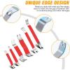 imageGOOACC 11 PCS Trim Removal Tool Kit Metal Pry Tool Auto Fastener Remover Pry Bar Set Car Door Panel Removal Tool Dashboard Repair Kit GreenRed