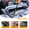 imageGOOACC 11 PCS Trim Removal Tool Kit Metal Pry Tool Auto Fastener Remover Pry Bar Set Car Door Panel Removal Tool Dashboard Repair Kit GreenYellow