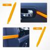 imageGOOACC 11 PCS Trim Removal Tool Kit Metal Pry Tool Auto Fastener Remover Pry Bar Set Car Door Panel Removal Tool Dashboard Repair Kit GreenYellow
