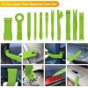 imageGOOACC 19Pcs Trim Removal Tool Set Panel Fastener Clips Removal Automotive Plastic Upholstery Pliers Removal Install Removal Car Tool with Storage Bag for Trim Panel Audio Clip Pliers TerminalYellowGreen