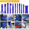 imageGOOACC 19Pcs Trim Removal Tool Set Panel Fastener Clips Removal Automotive Plastic Upholstery Pliers Removal Install Removal Car Tool with Storage Bag for Trim Panel Audio Clip Pliers TerminalYellowBlue