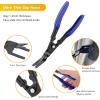 imageGOOACC 19Pcs Trim Removal Tool Set Panel Fastener Clips Removal Automotive Plastic Upholstery Pliers Removal Install Removal Car Tool with Storage Bag for Trim Panel Audio Clip Pliers TerminalYellowBlue