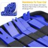 imageGOOACC 19Pcs Trim Removal Tool Set Panel Fastener Clips Removal Automotive Plastic Upholstery Pliers Removal Install Removal Car Tool with Storage Bag for Trim Panel Audio Clip Pliers TerminalYellowBlue