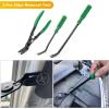 imageGOOACC 19Pcs Trim Removal Tool Set Panel Fastener Clips Removal Automotive Plastic Upholstery Pliers Removal Install Removal Car Tool with Storage Bag for Trim Panel Audio Clip Pliers TerminalYellowGreen