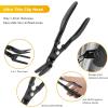 imageGOOACC 19Pcs Trim Removal Tool Set Panel Fastener Clips Removal Automotive Plastic Upholstery Pliers Removal Install Removal Car Tool with Storage Bag for Trim Panel Audio Clip Pliers TerminalYellowBlack