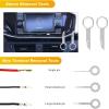 imageGOOACC 19Pcs Trim Removal Tool Set Panel Fastener Clips Removal Automotive Plastic Upholstery Pliers Removal Install Removal Car Tool with Storage Bag for Trim Panel Audio Clip Pliers TerminalYellowBlack