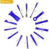 imageGOOACC 19Pcs Trim Removal Tool Set Panel Fastener Clips Removal Automotive Plastic Upholstery Pliers Removal Install Removal Car Tool with Storage Bag for Trim Panel Audio Clip Pliers TerminalYellowBlue