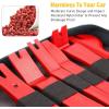 imageGOOACC 19Pcs Trim Removal Tool Set Panel Fastener Clips Removal Automotive Plastic Upholstery Pliers Removal Install Removal Car Tool with Storage Bag for Trim Panel Audio Clip Pliers TerminalYellowRed