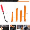 imageGOOACC 380Pcs Car Automotive Plastic Metal Nylon Push Pin Rivet with Fastener Remover Trim Clip Panel Body Interior Assortment Retainer Assortment Clips GRC97Black380Pcs Clips  Remover