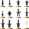 imageGOOACC 380Pcs Car Automotive Plastic Metal Nylon Push Pin Rivet with Fastener Remover Trim Clip Panel Body Interior Assortment Retainer Assortment Clips GRC97Black380Pcs Clips  Remover