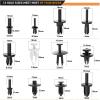 imageGOOACC 380Pcs Car Automotive Plastic Metal Nylon Push Pin Rivet with Fastener Remover Trim Clip Panel Body Interior Assortment Retainer Assortment Clips GRC97Black380Pcs Clips  Remover