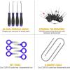 imageGOOACC 415 Pcs Car Retainer Clips ampamp Fastener Remover  18 Most Popular Sizes Auto Push Pin Rivets Set Door Trim Panel Clips for GM Ford Toyota Honda Chrysler88Pcs Clips Removal Kit Blue