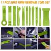 imageGOOACC 480PCS Bumper Retainer Clips with Fastener Remover Car Plastic Rivets Push Retainer Kit Door Trim Panel Clips for Toyota GM Ford Honda Acura Chrysler120Pcs Clips  118 Remover Green