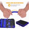 imageGOOACC 480PCS Bumper Retainer Clips with Fastener Remover Car Plastic Rivets Push Retainer Kit Door Trim Panel Clips for Toyota GM Ford Honda Acura Chrysler120Pcs Clips  118 Remover Blue