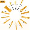 imageGOOACC 480PCS Bumper Retainer Clips with Fastener Remover Car Plastic Rivets Push Retainer Kit Door Trim Panel Clips for Toyota GM Ford Honda Acura Chrysler120Pcs Clips  118 Remover Yellow