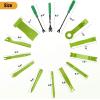 imageGOOACC 480PCS Bumper Retainer Clips with Fastener Remover Car Plastic Rivets Push Retainer Kit Door Trim Panel Clips for Toyota GM Ford Honda Acura Chrysler120Pcs Clips  118 Remover Green