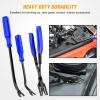 imageGOOACC 480PCS Bumper Retainer Clips with Fastener Remover Car Plastic Rivets Push Retainer Kit Door Trim Panel Clips for Toyota GM Ford Honda Acura Chrysler120Pcs Clips  118 Remover Blue
